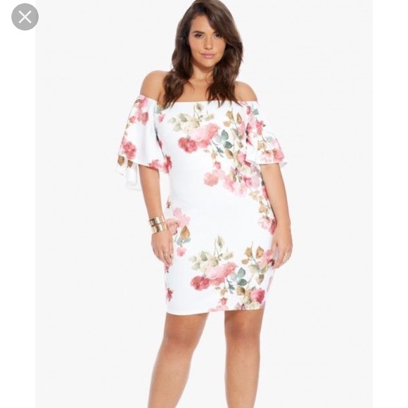 Fashion to Figure Dresses & Skirts - Fashion to figure floral dress size 2
